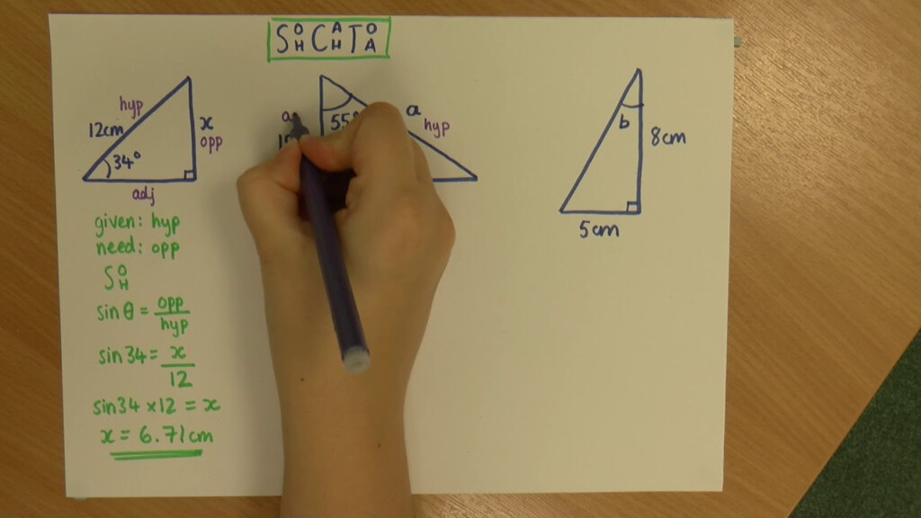 Trigonometry Finding Missing Sides And Angles YouTube