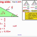 Trigonometry SOHCAHTOA GCSE Higher Maths YouTube