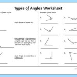 Types Of An Angle Acute And Obtuse Angles Worksheet Angles Worksheet