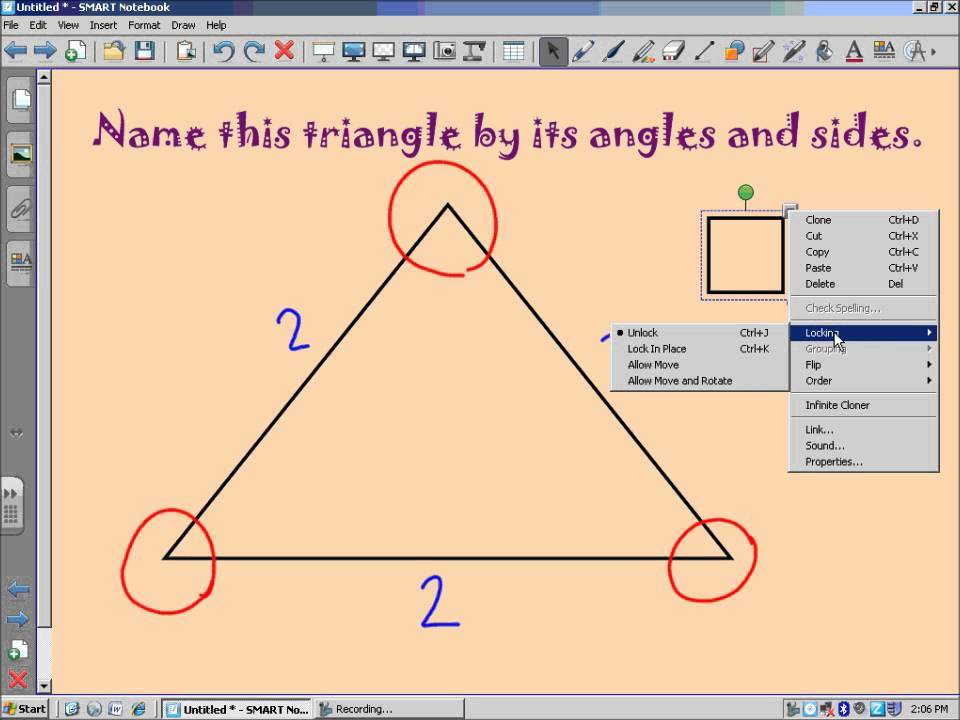 Video Walkthrough Classifying Triangles By Angles And Sides YouTube