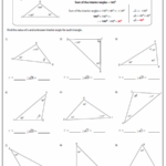 Worksheet Triangle Sum And Exterior Angle Theorem Answer Key Pdf