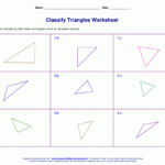 Worksheets For Classifying Triangles By Sides Angles Or Both