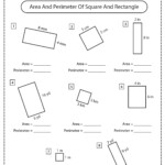 Area And Perimeter Of Rectangle Worksheet