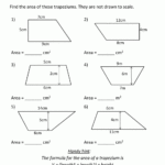 Area Of Parallelogram Worksheet