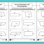 Area Of Rectangles And Parallelograms Worksheet Twinkl