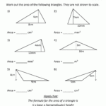 Area worksheets triangle area 3 gif 1000 1294 Triangle Worksheet