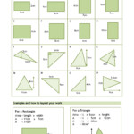 Areas Of Rectangles And Triangles