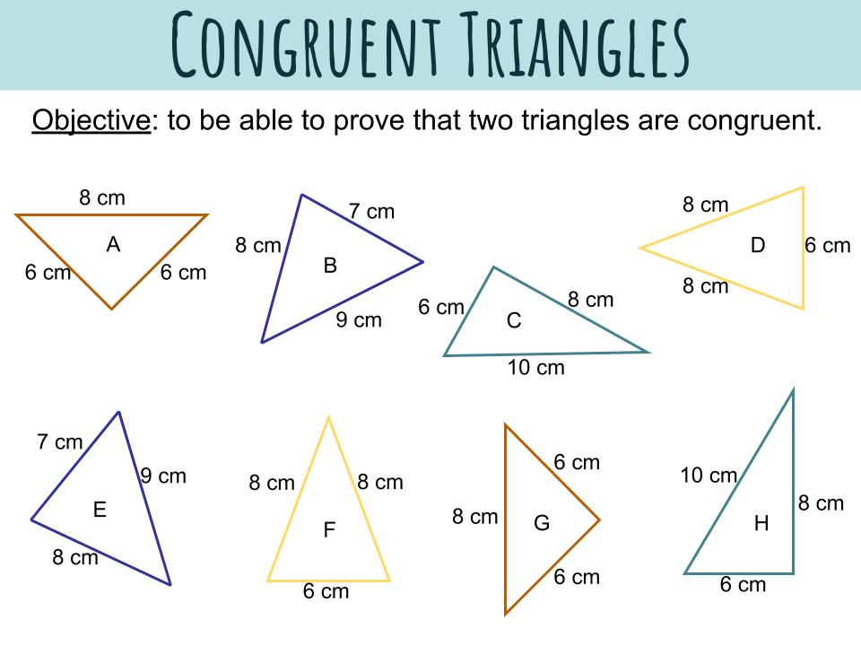 Congruent Triangles Worksheet An Essential Tool For Teaching Geometry 