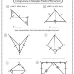 Congruent Triangles Worksheets Math Monks