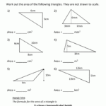 Finding The Area Of A Triangle Worksheets 99Worksheets