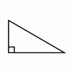 Flashcard Of A Right Triangle ClipArt ETC