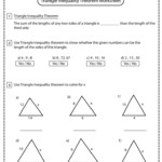 Inequalities In Two Triangles Worksheet