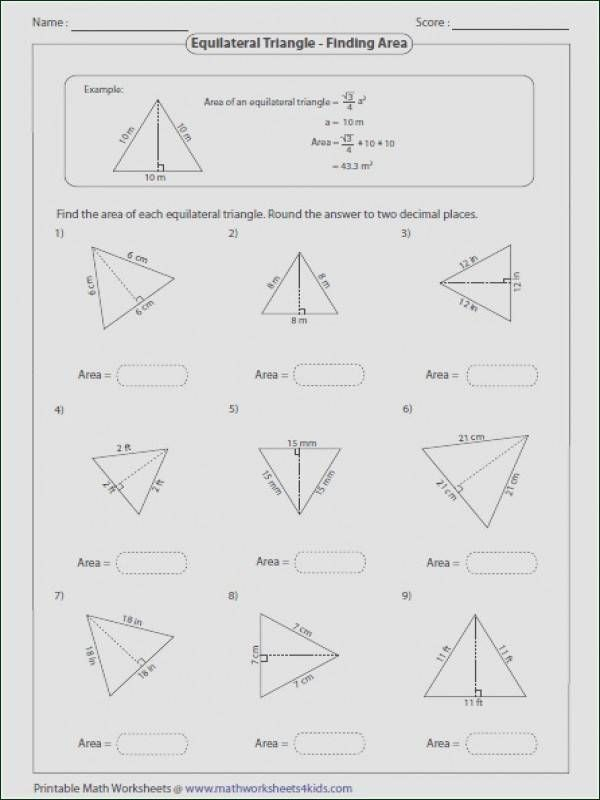 Isosceles Triangles Worksheet Answer Key