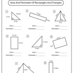 Rectangles And Triangles Worksheets Math Monks