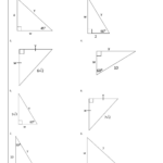 Right Triangle Trigonometry Worksheet