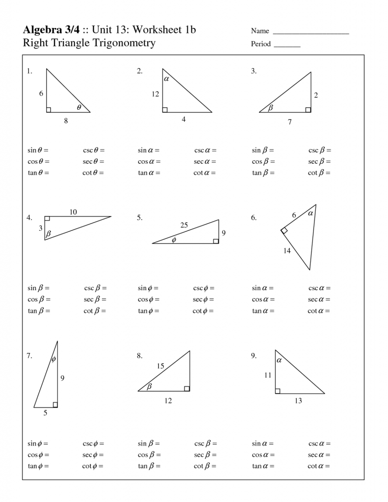 Right Triangles Trigonometry MySchoolsMath