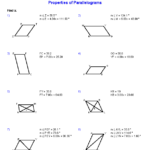 Special Parallelograms Worksheets