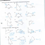 Special Right Triangles Worksheet Answers Organically