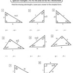 Special Triangles Worksheet Free Download Gmbar co