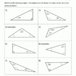 Sum Of Interior Angles A Triangle Worksheet Pdf Brokeasshome