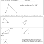 Triangle Angle Sum Worksheet