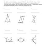 Triangle Congruence Postulates Worksheet