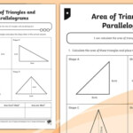 Year 6 Area Of Parallelograms And Triangles PlanIt Maths Homework